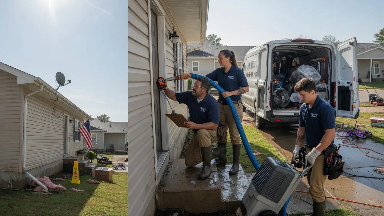 Ceiling Water Damage Restoration in Cornland, IL near me