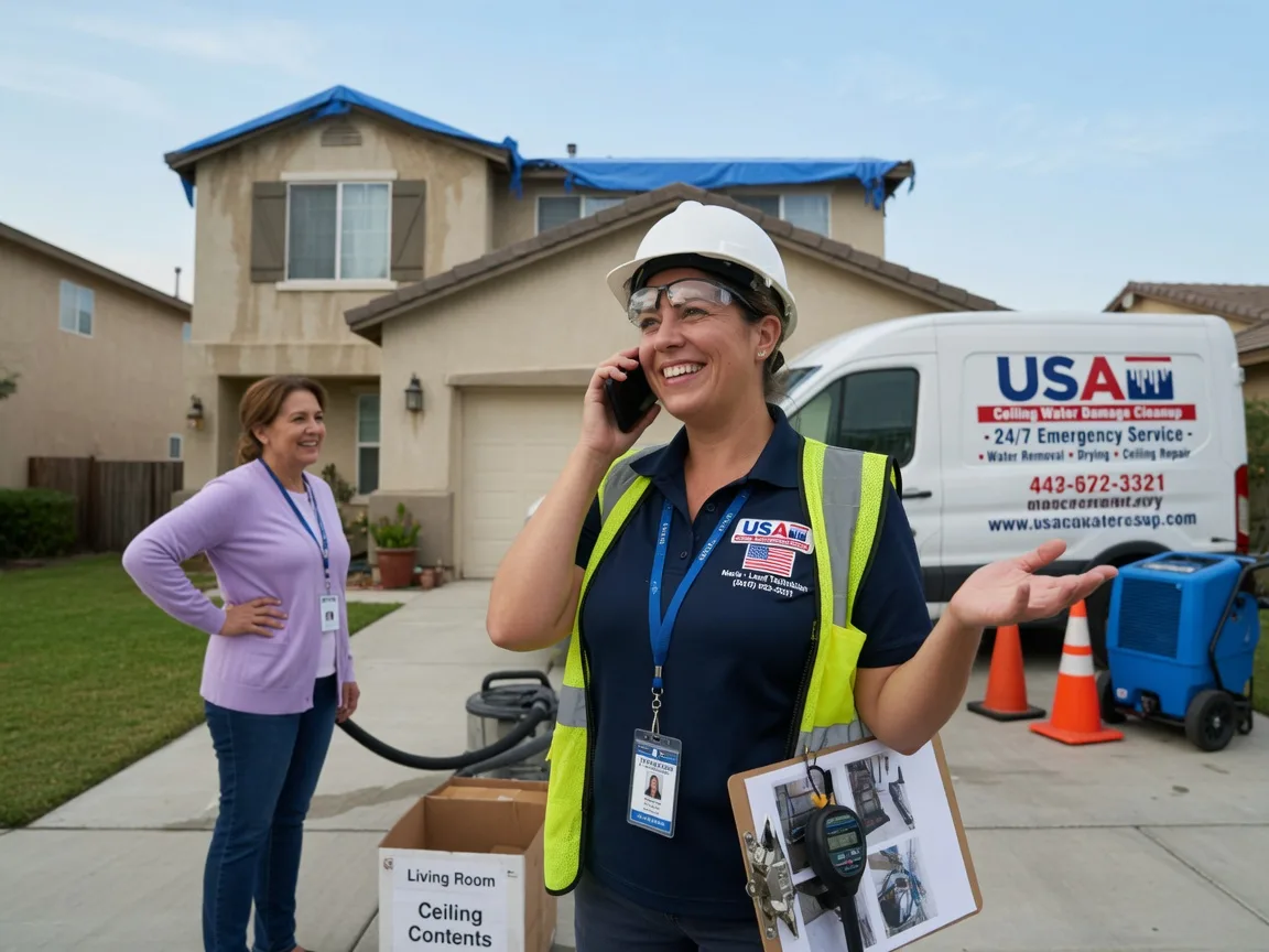 Ceiling Water Damage Restoration Cornland, IL FAQs